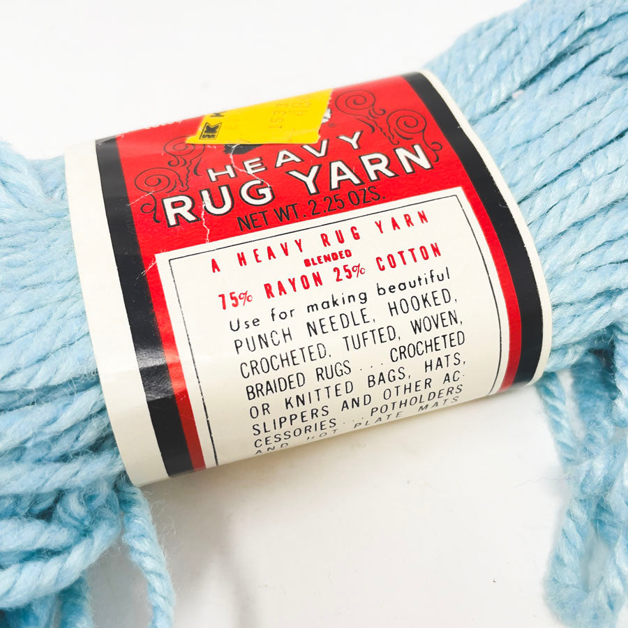 Aunt Lydias Heavy Rug Yarn - Lt. Blue