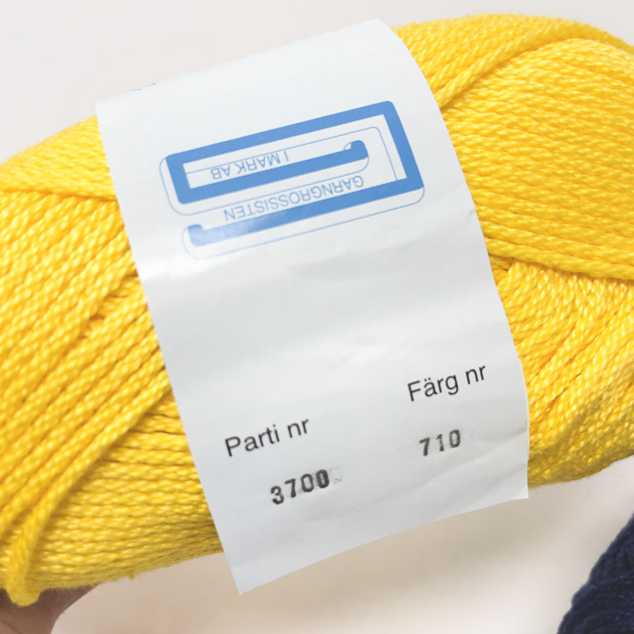 Garngrossisten Sunny Cotton Yarn - 3.5 oz (Swedish)