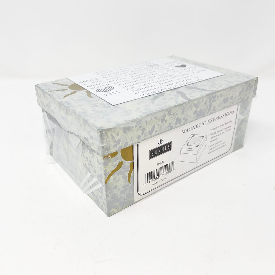 Burnes Tin Magnetic Expression Photo Box
