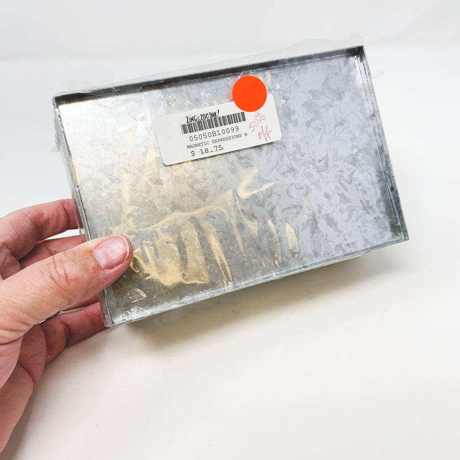 Burnes Tin Magnetic Expression Photo Box