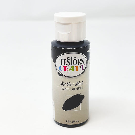 Testors Black Matte Acrylic Paint