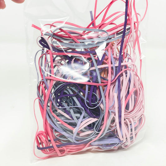 Large Bundle of Thin Elastic Bands