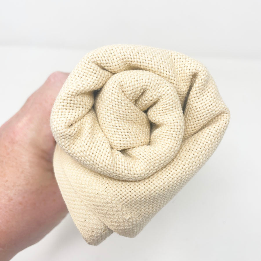 1 Yd. - 18 Count - Zweigart Davosa Beige Evenweave Fabric