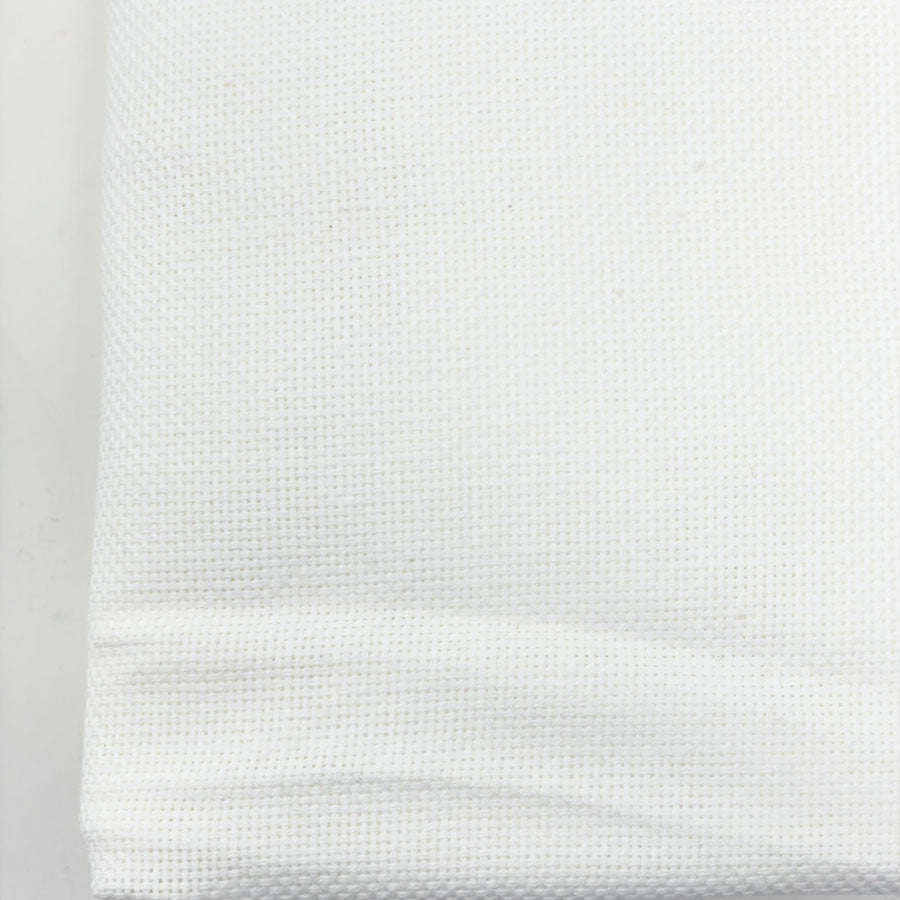 50" x 46" - 22 Count - White Aida