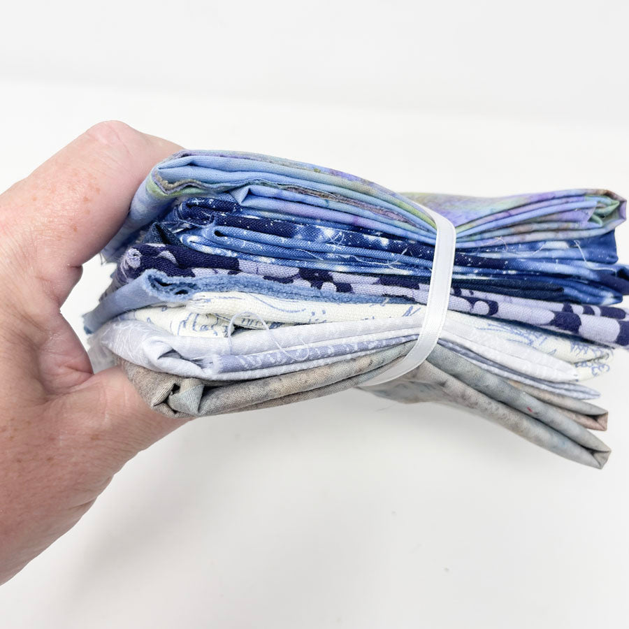 Scrappy Blues Fabric Bundle