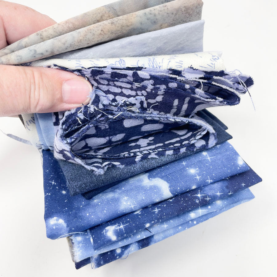 Scrappy Blues Fabric Bundle