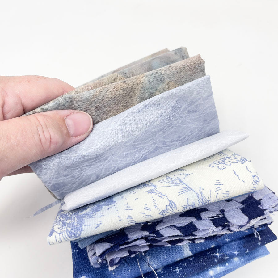 Scrappy Blues Fabric Bundle