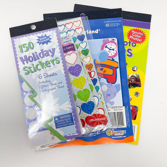 Bundle of Sticker Books & Hearts Pack