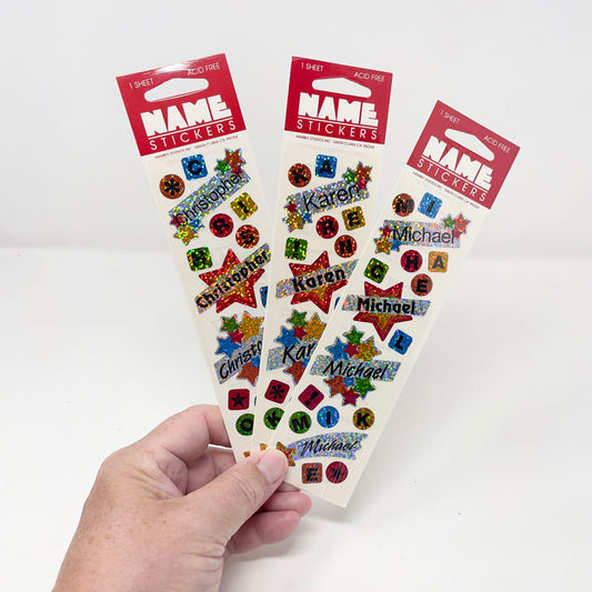 Vintage Hambly Name Stickers