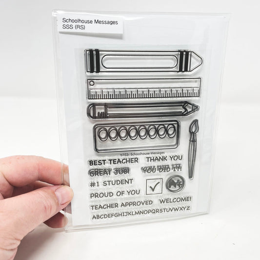 Schoolhouse Messages – Simon Says Stamp - Stamp and Die Set
