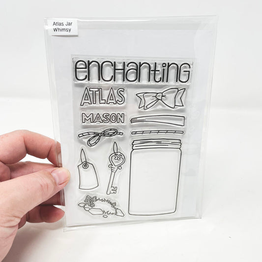 Atlas Jar - Whimsy Stamp and Die Set