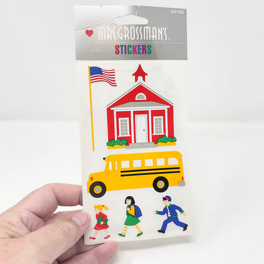 Vintage Mrs. Grossman's Giant School Stickers