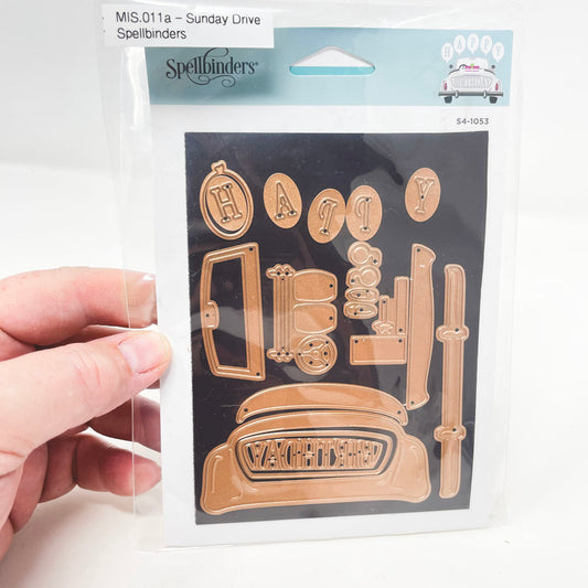 Sunday Drive - Spellbinders Stamp and Die Set