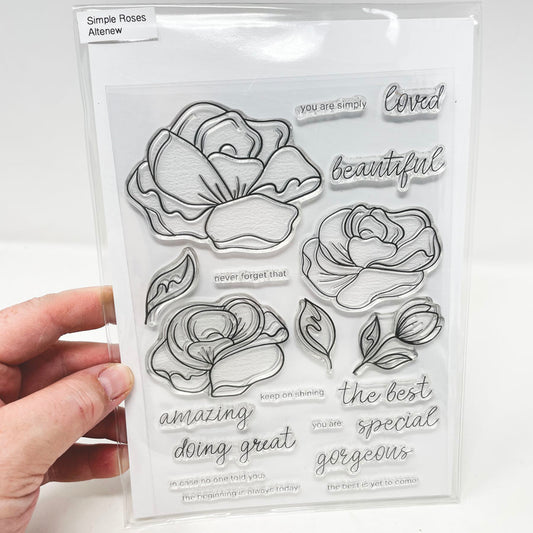 Simple Roses - Altenew Stamp and Die Set