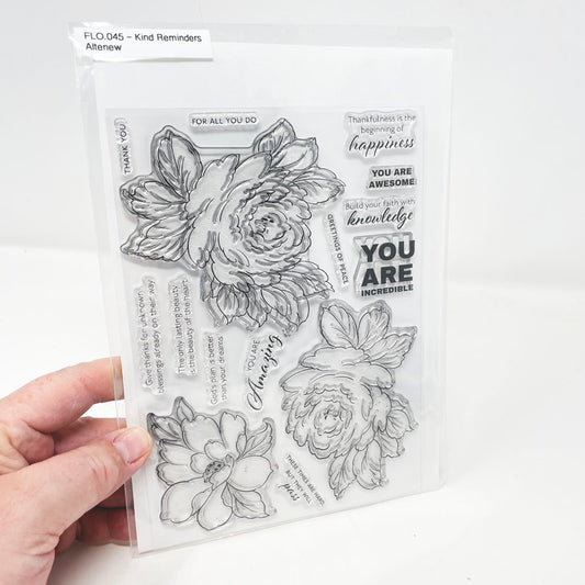 Kind Reminders - Altenew Stencil, Stamp, and Die Set