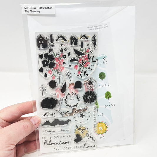 Destination - The Greetery Stamp and Die Set