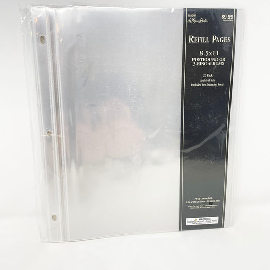 The Paper Studio 8.5" x 11" Scrapbook Refill Pages