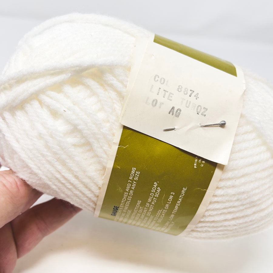 Bernat Berella Acrylic Yarn - White