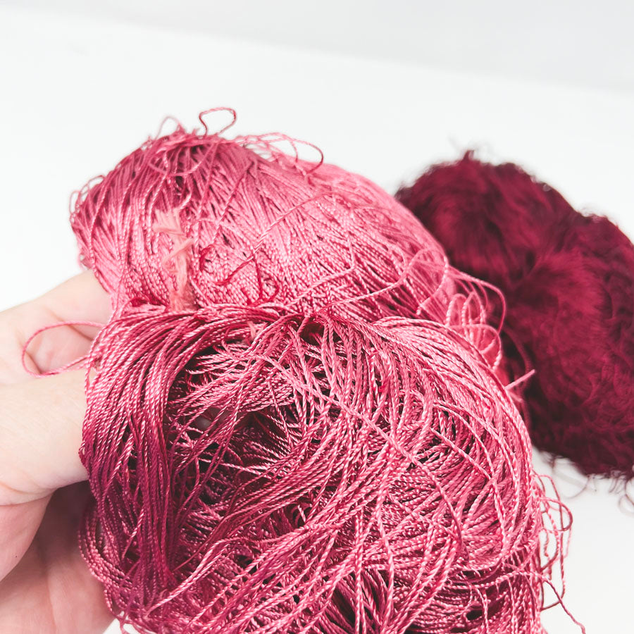 Shimmering Roses Rayon Yarn Bundle