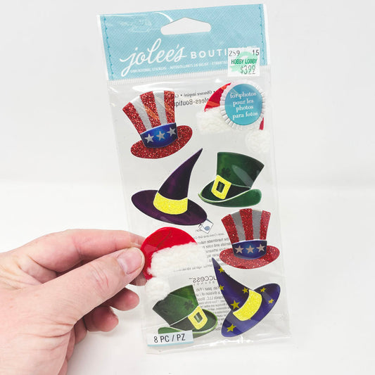 Jolee's Holiday Hat Stickers