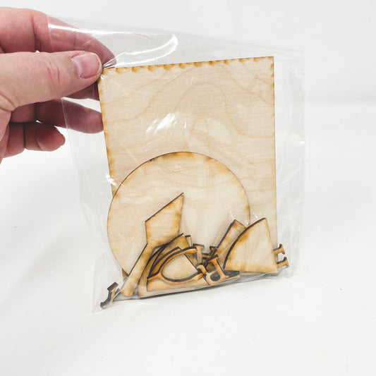 Laser Cut Wood Pieces