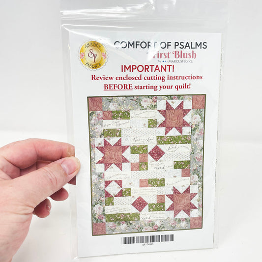 Comfort of Psalms in First Blush Quilt Pattern by Marcus Fabrics