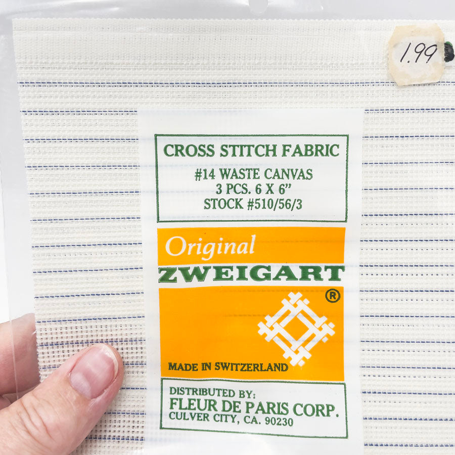 Zweigart Waste Canvas Cross Stitch Fabric