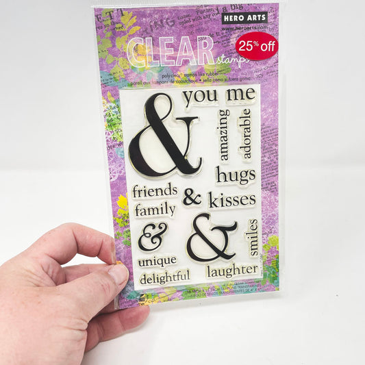 Ampersand Clear Stamps by Hero Arts