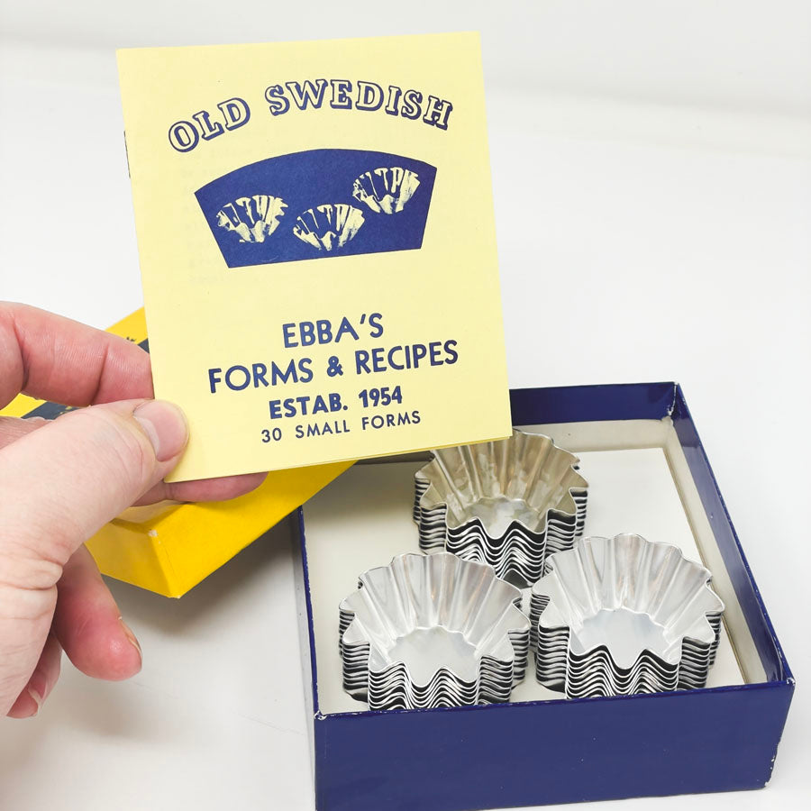 Vintage Old Elba Tartlet Tins - Ebba's Forms