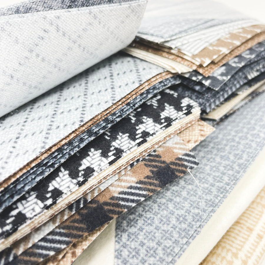 Neutral Tweed Quilt Kit