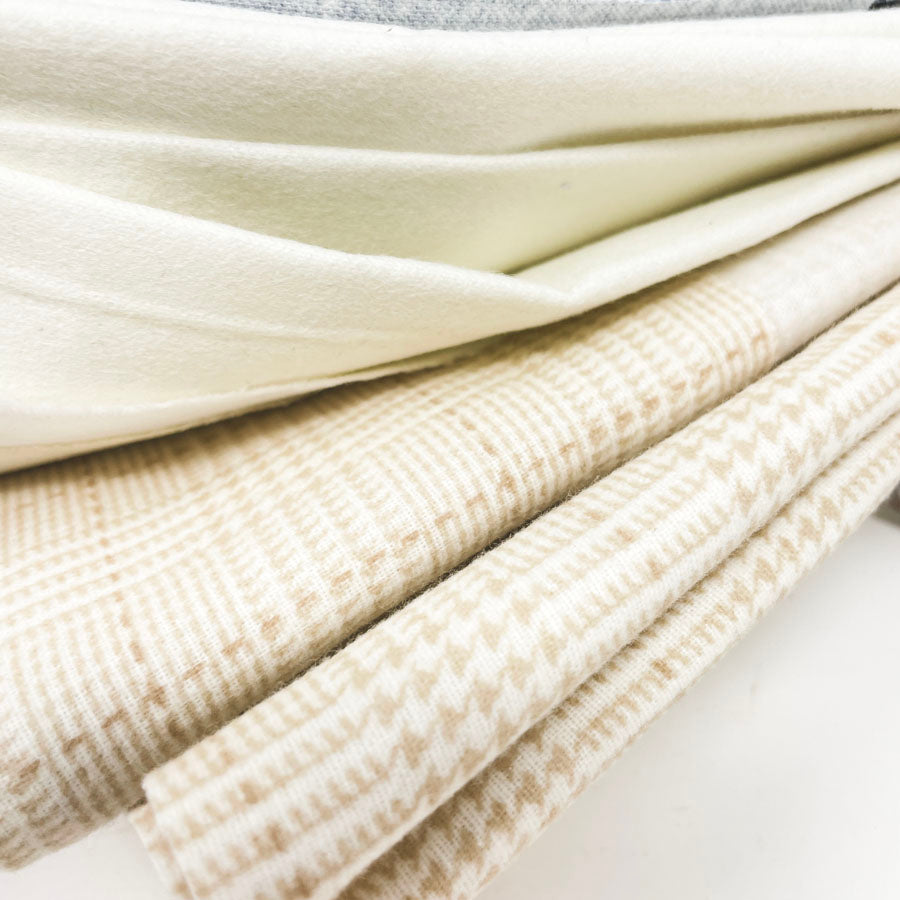 Neutral Tweed Quilt Kit