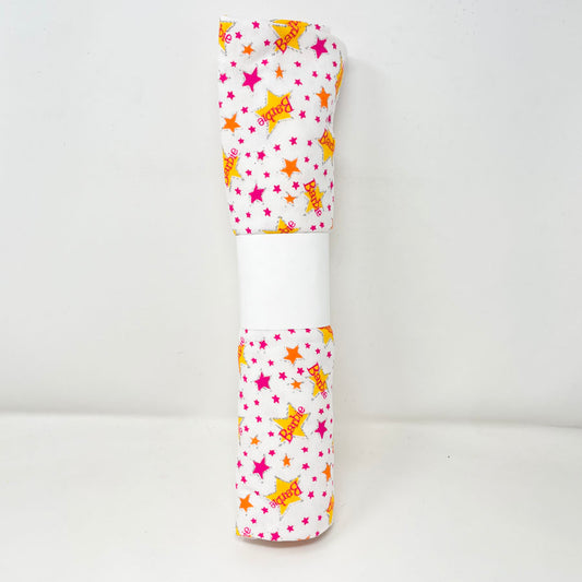 60" x 35" B*rbie Star Jersey Stretch Fabric