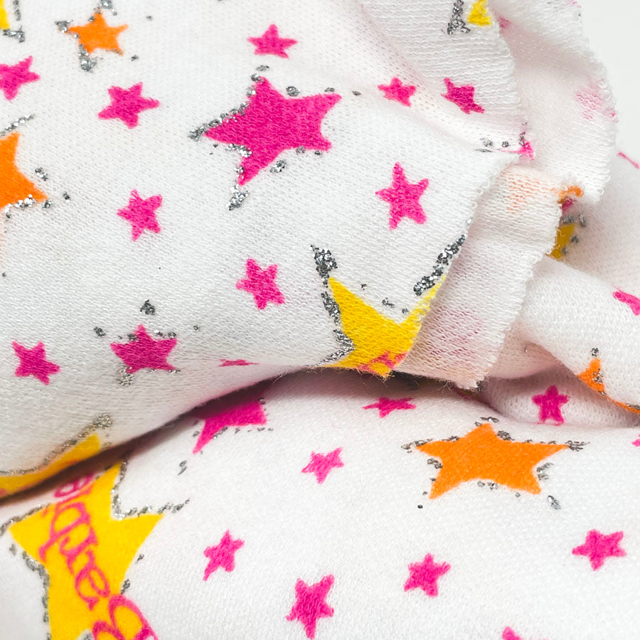 60" x 35" B*rbie Star Jersey Stretch Fabric