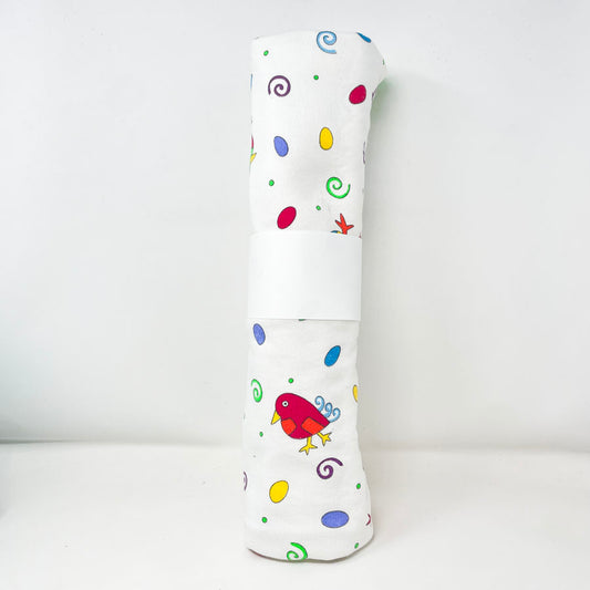 56" x 35" Bird & Egg Jersey Sweatshirt Fabric