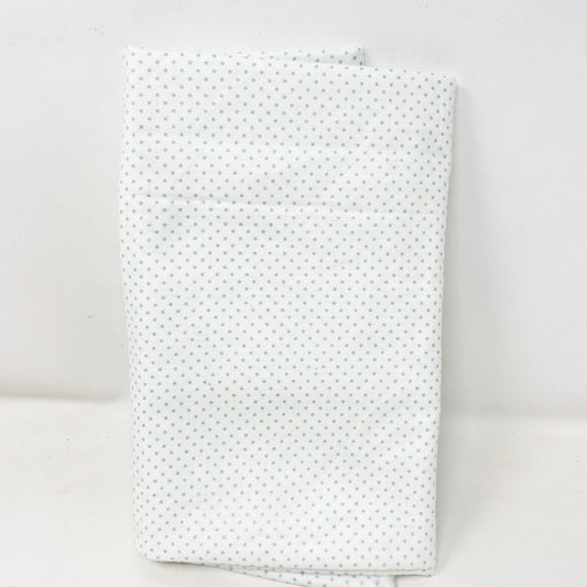 49" x 41" Blue Mini Dot Flannel Fabric