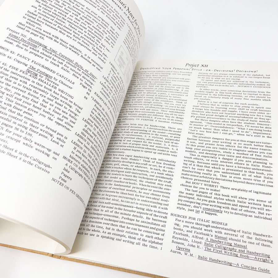 The Italic Way to Beautiful Handwriting Book by Fred Eager