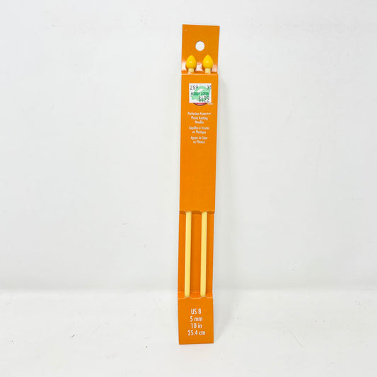 Boye Plastic Knitting Needles 10"-Size 8/5mm