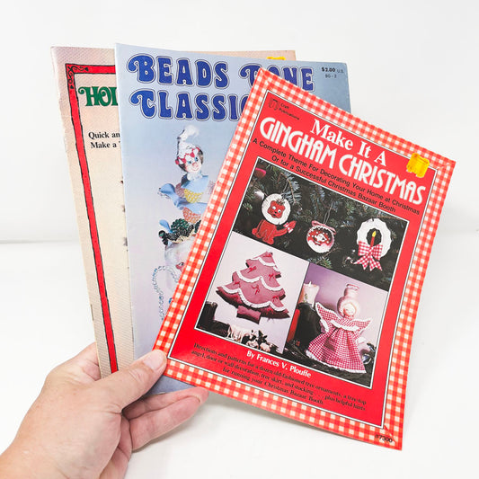 Bundle of Vintage Holiday Craft Booklets
