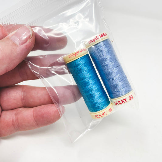 Sulky 40-Wt Metallic Thread - Blue Bundle