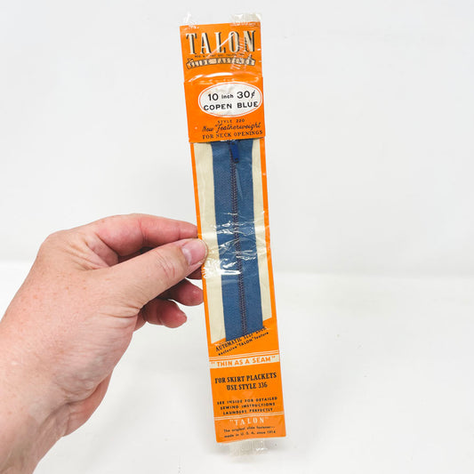 Talon 10" Zipper - Copen Blue