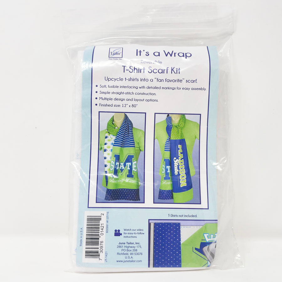 June Tailor "It's a Wrap" T-Shirt Scarf Kit