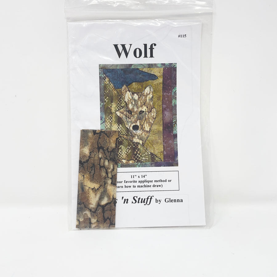 Wolf Quilting Pattern by Quilts 'n Stuff by Glenna