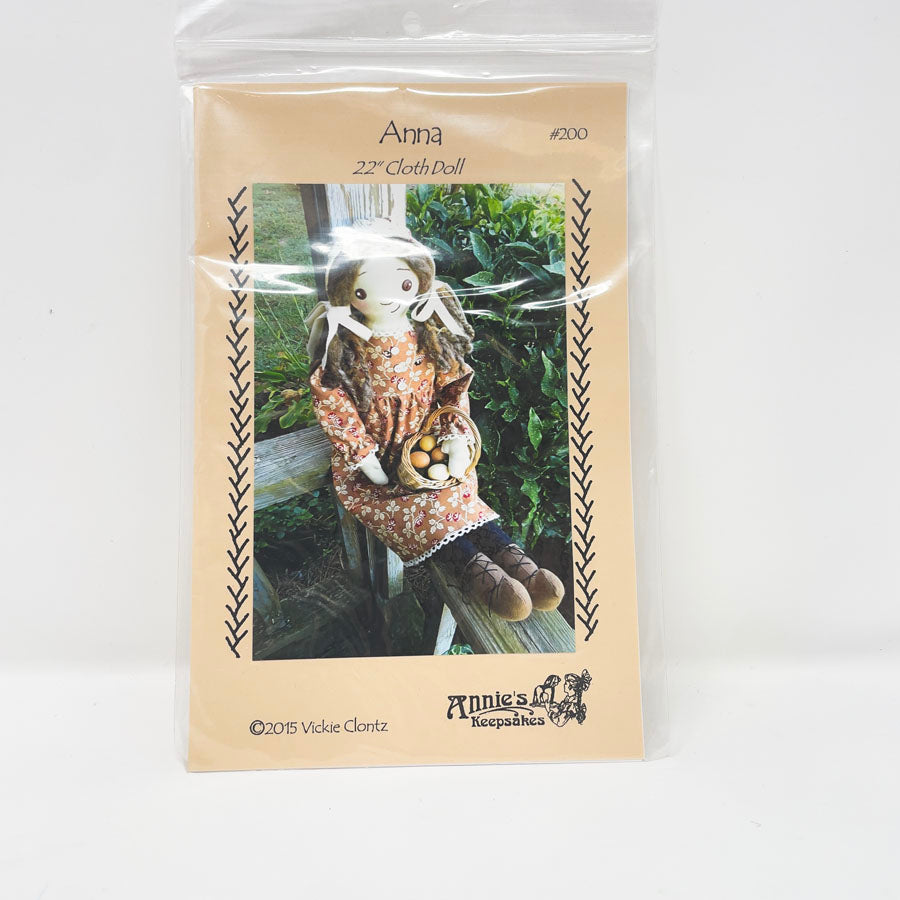 Annie's Keepsakes Anna Cloth Doll Pattern