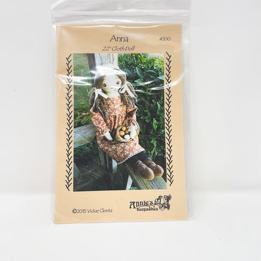 Annie's Keepsakes Anna Cloth Doll Pattern