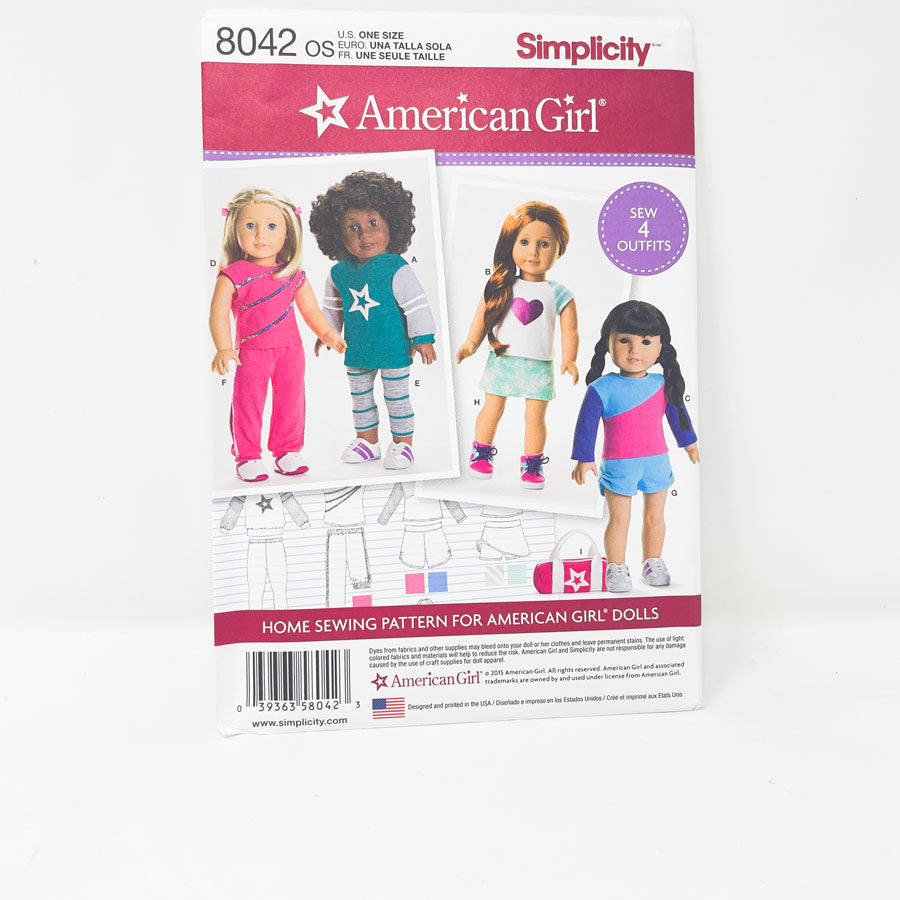 Simplicity American Girl Doll Clothing Patterns - Pick a Design