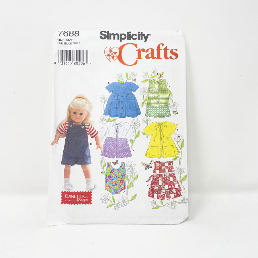 Assorted 18" Doll Clothing Patterns - Pick a Design