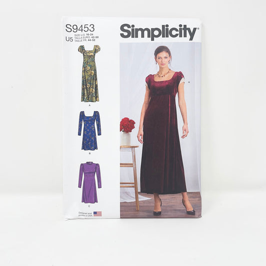 2021 Simplicity Sewing Patterns S9453 - Misses' Dress in Two Lengths