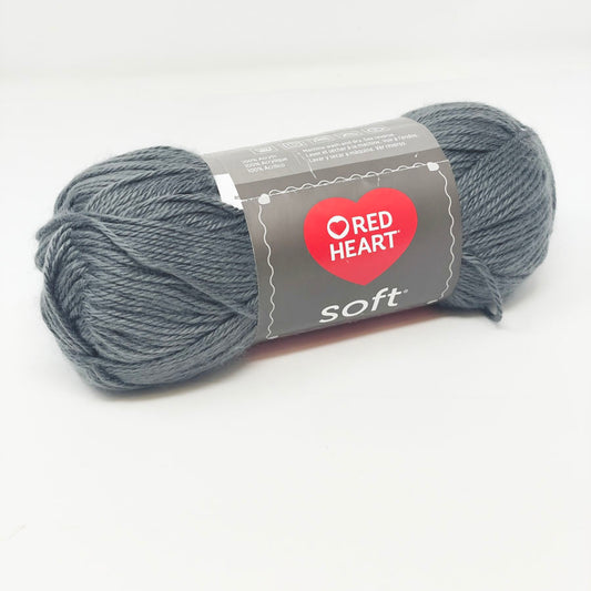 Red Heart Soft Essentials Yarn - Charcoal