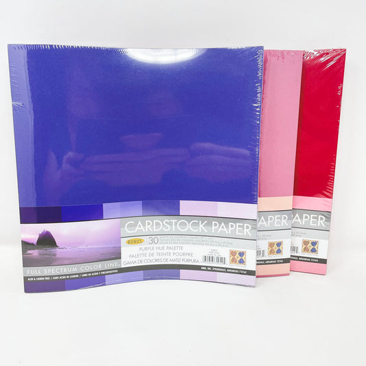 Paper Reflections 12x12 Cardstock Paper Pack - Pick a Color