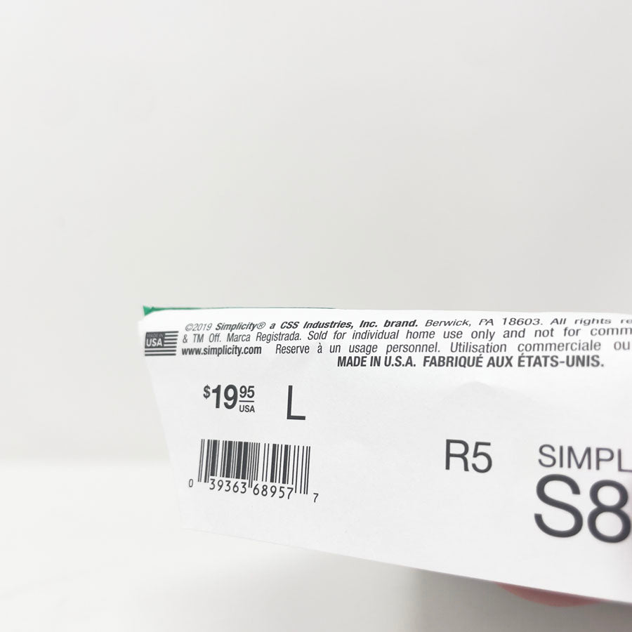 2019 Simplicity Sewing Patterns S8957 - Misses' Slim Leg Pants with Length and Leg Variations